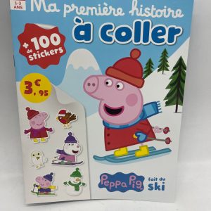 Livre d’activité magazine Mon histoire a coller avec Peppa pig ! Numèro 2 avec ces 100 gommettes Neuf