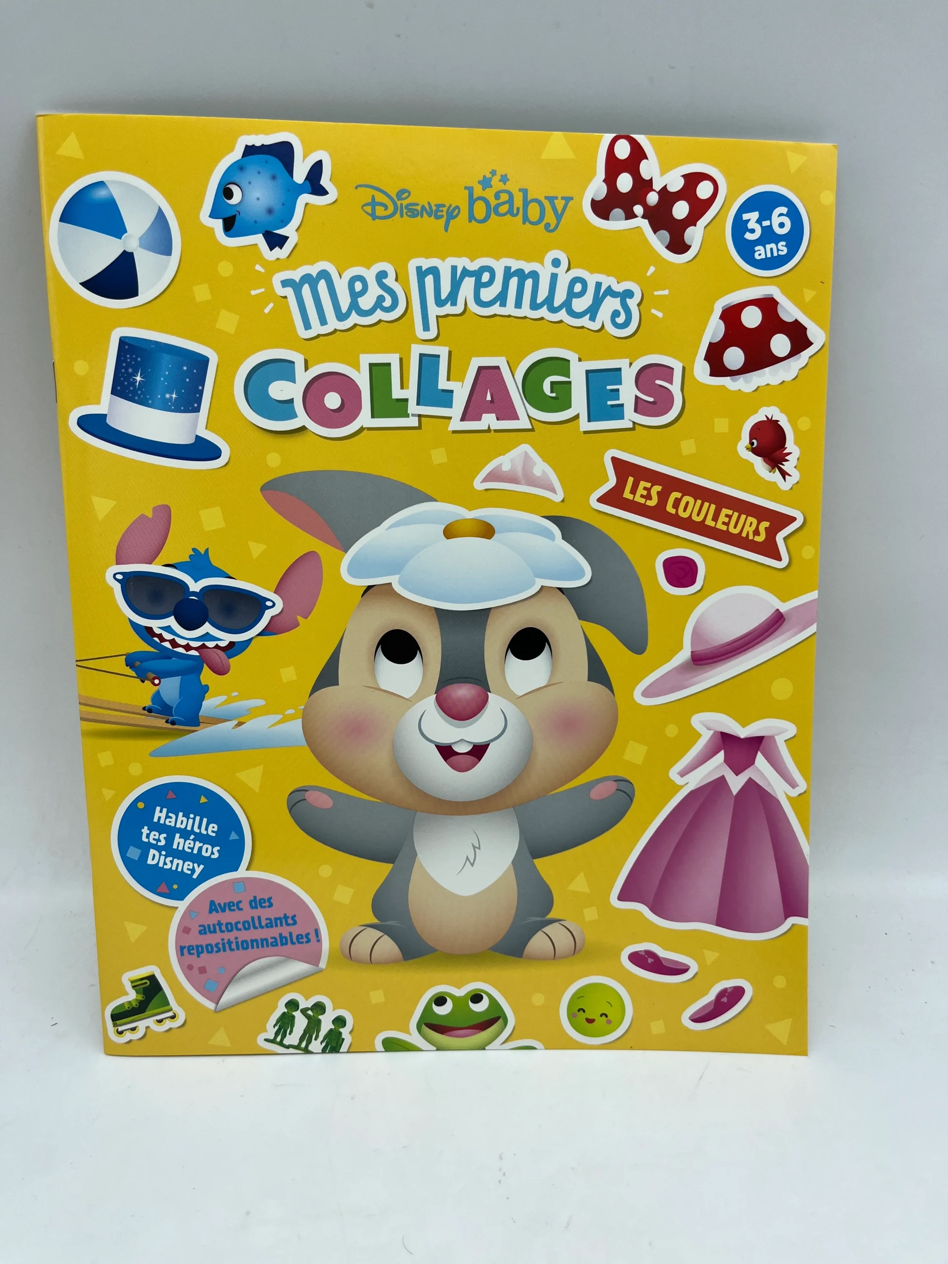 Magazine livre d’activité Disney BabyMes premiers collages thème les saisons Histoire jeu activité Neuf – Image 2