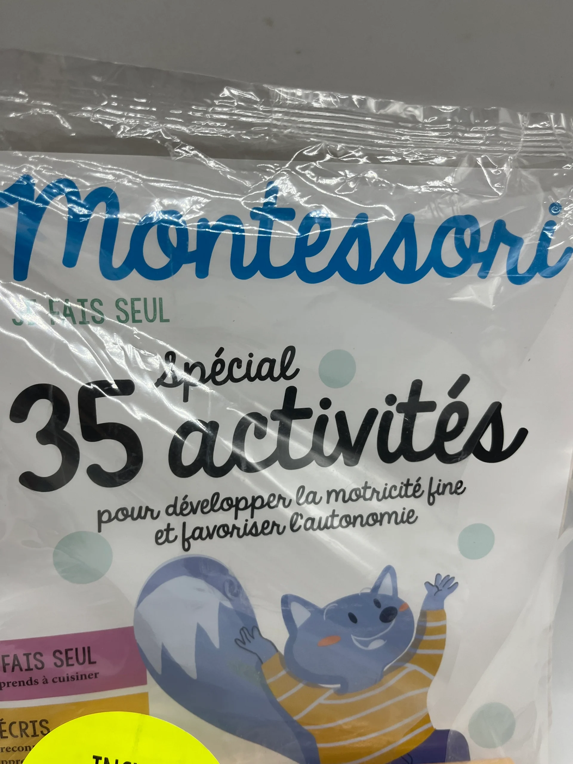 Magazine livre d’activité 35 activités à faire seul Montessori 3à 6 ans avec ces 108 cartes j’écris je lis Neuf ! Format A4 – Image 6