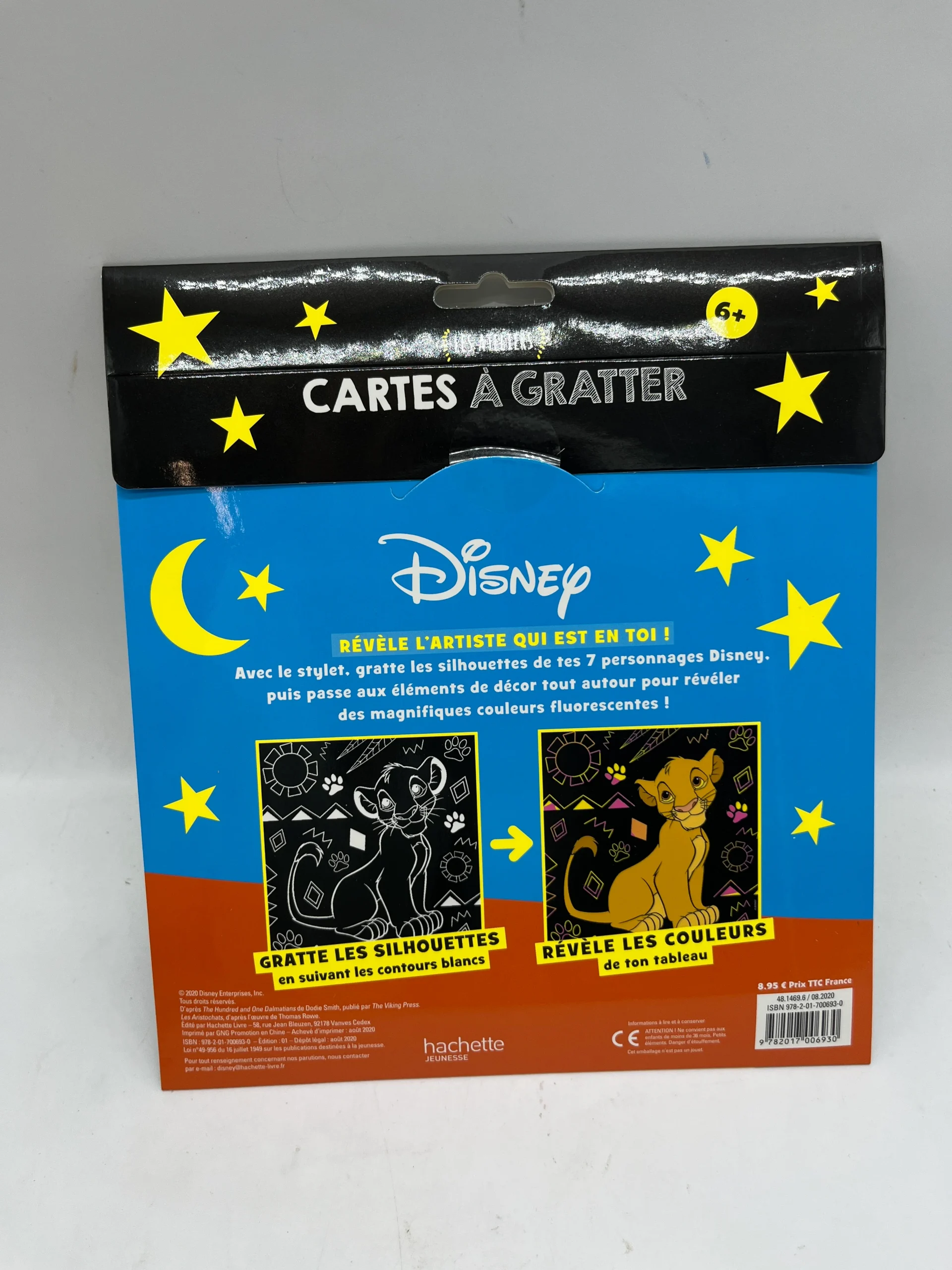 Pack de cartes à gratter Trompe l’œil Disney thème les animaux Disney Neuf (Copier) – Image 4