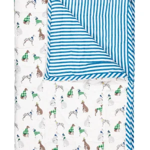 Tapis d'éveil matelassé réversible