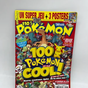 Livre d’activité Magazine 100% Pokémon pour tout savoir sur les Pokemon avec 1 super jeu + 3 posters neuf