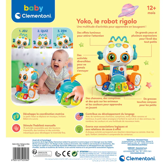 Yoko, le Robot Rigolo Clémentoni – Apprendre en S'Amusant ! – Image 4