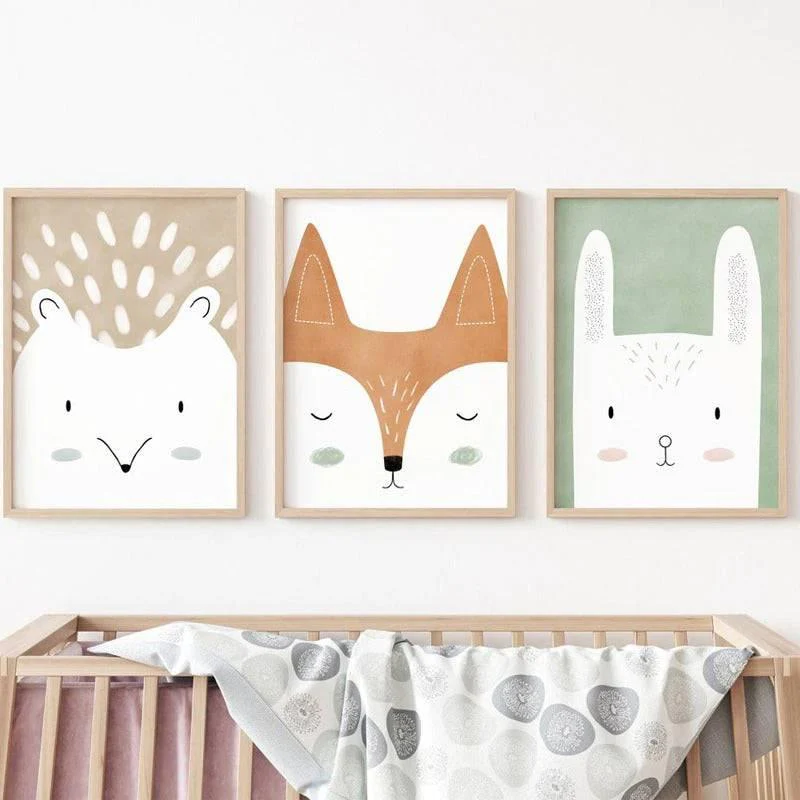Affiches portraits animaux scandinaves – Image 3