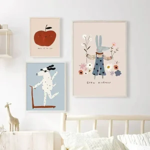 Affiches animaux vintage