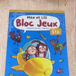 Bloc jeux Max et Lili Spécial été Jeux activité Neuf
