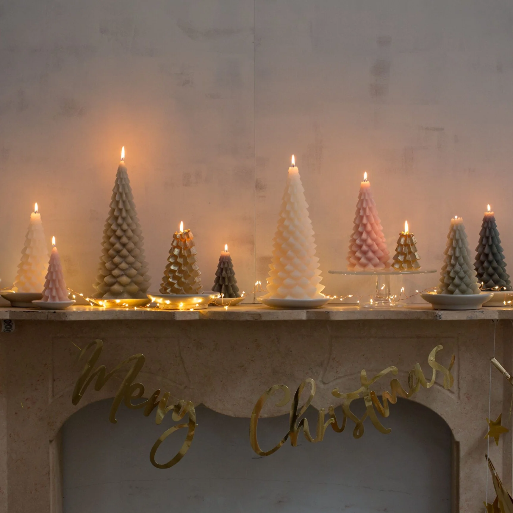 Bougie Artisanale Sapin - 2 Tailles - 4 Coloris – Image 3