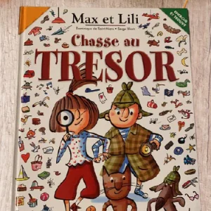Livre Chasse aux trésor Cherche et trouve Max et lili Neuf