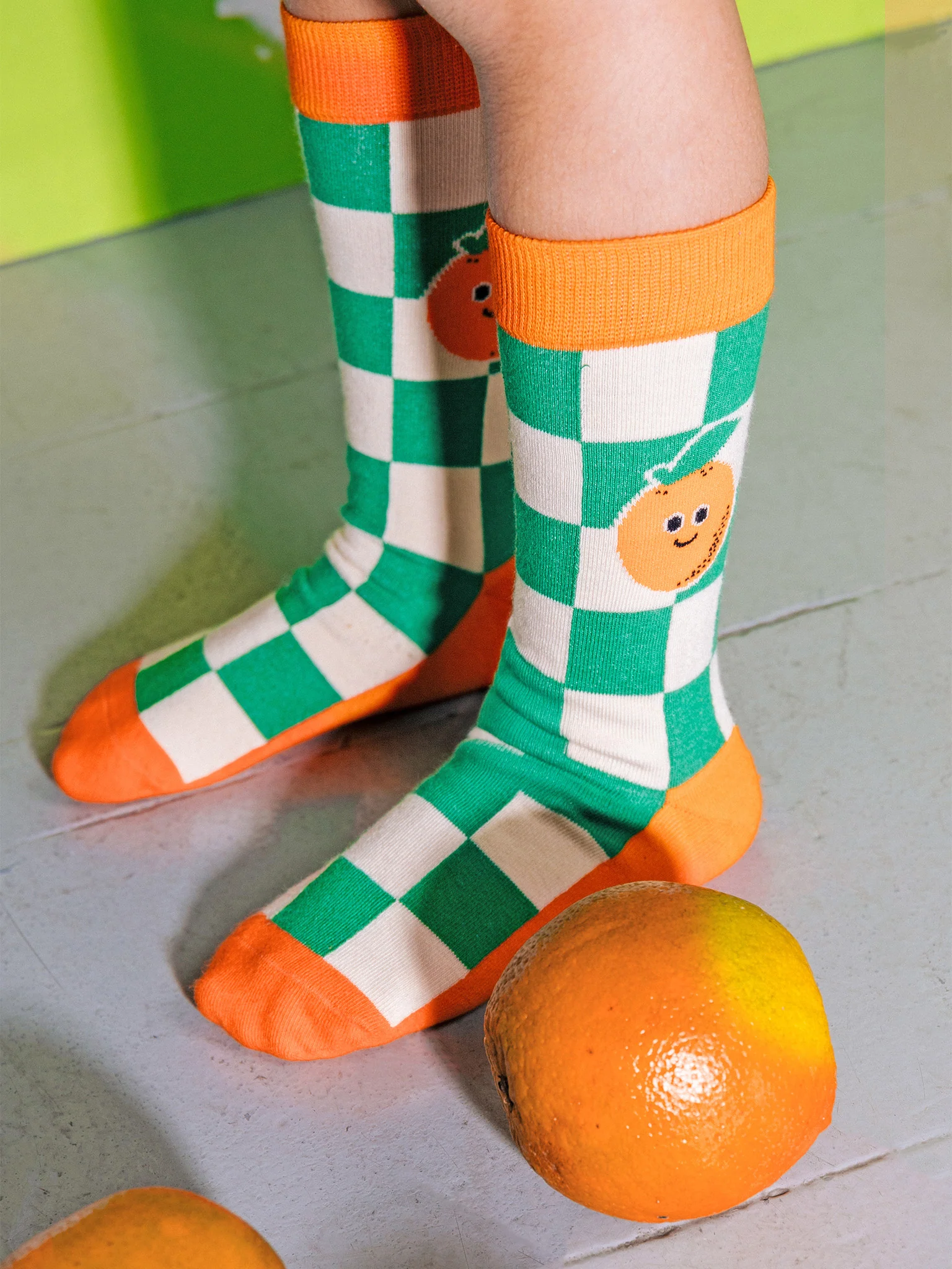 Chaussettes Enfant - Jus d'Orange - Eat My Socks – Image 3