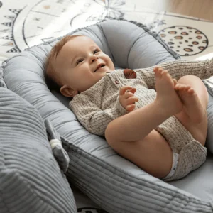 Cocon de Sommeil Bébé Luxe - Grey