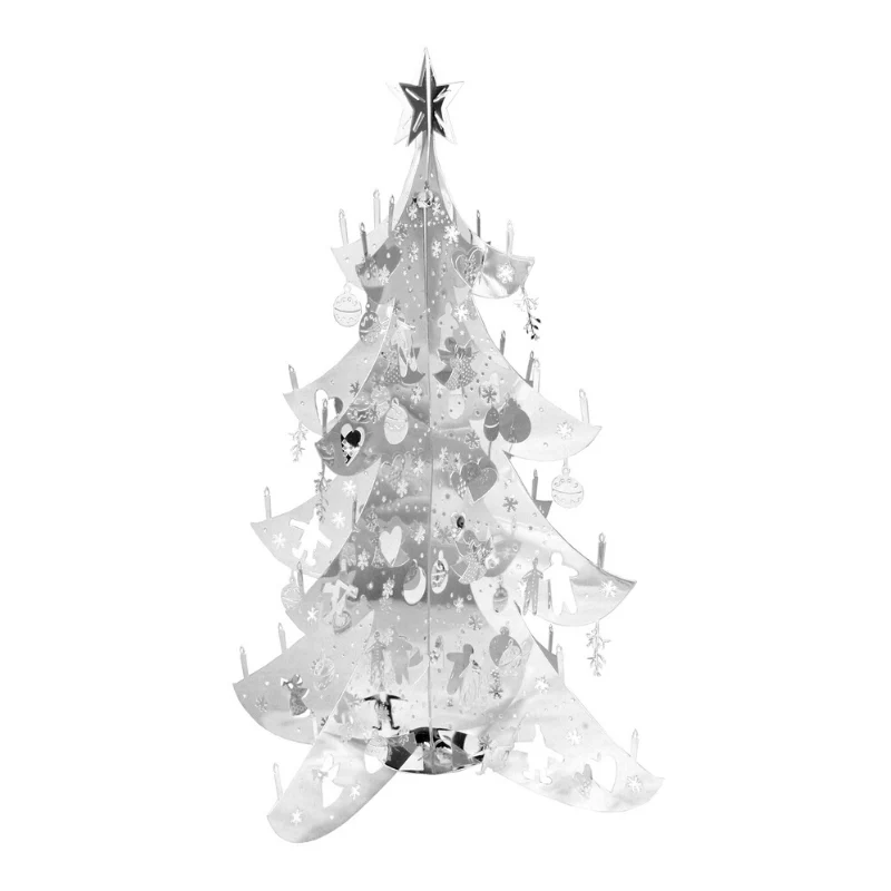Décoration Grand Sapin Argenté – Image 2