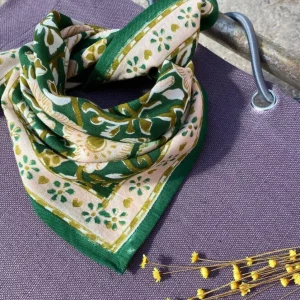 Foulard Block-Print Marisol Prairie - Bëllemme