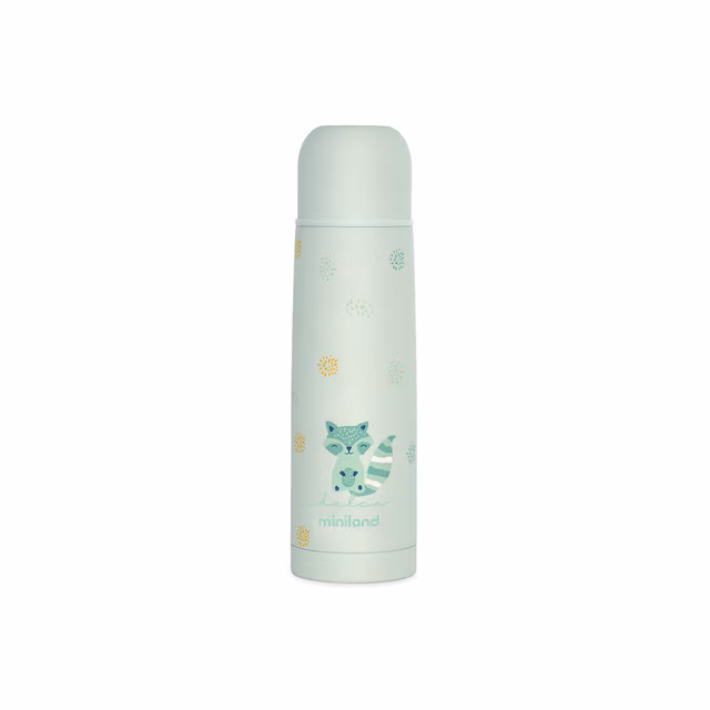 Thermos Liquide Isotherme Miniland 500ml (ou autre capacité) Raton Laveur – Image 2