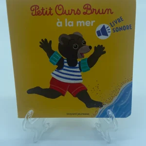 Livre Sonore Petit Ours Brun à la mer Neuf