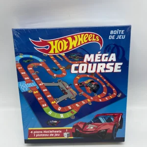Jeu de société boite de jeu Hot Wheels mega course voiture de course véhicule Neuf