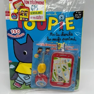 livre d’activité Magazine Toupie avec son Kit de grand téléphone et ses clefs Neuf !