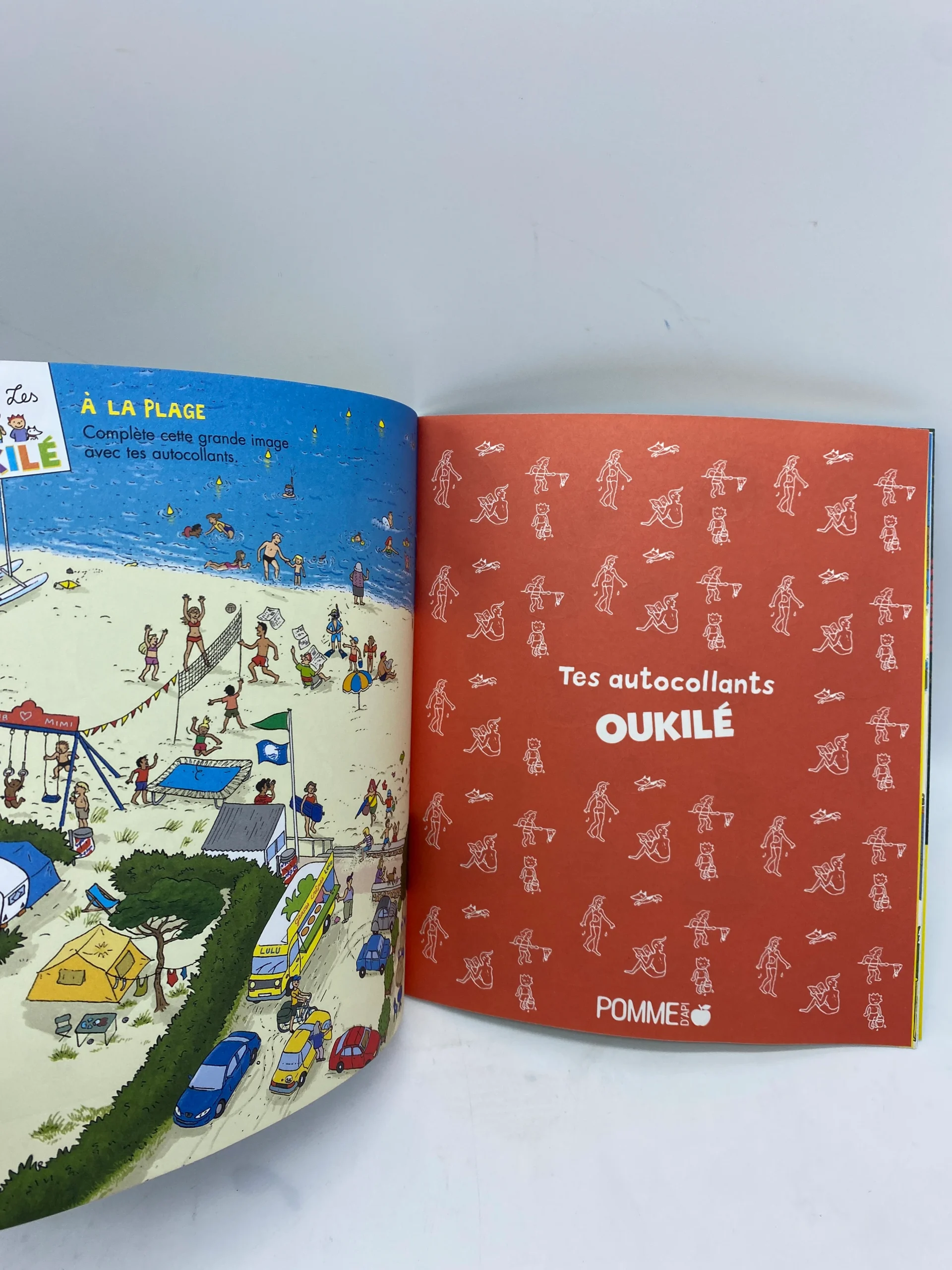 Livre d’activité Magazine Pomme d’api mon cahier jeux d’été avec ses feutres Neuf – Image 3