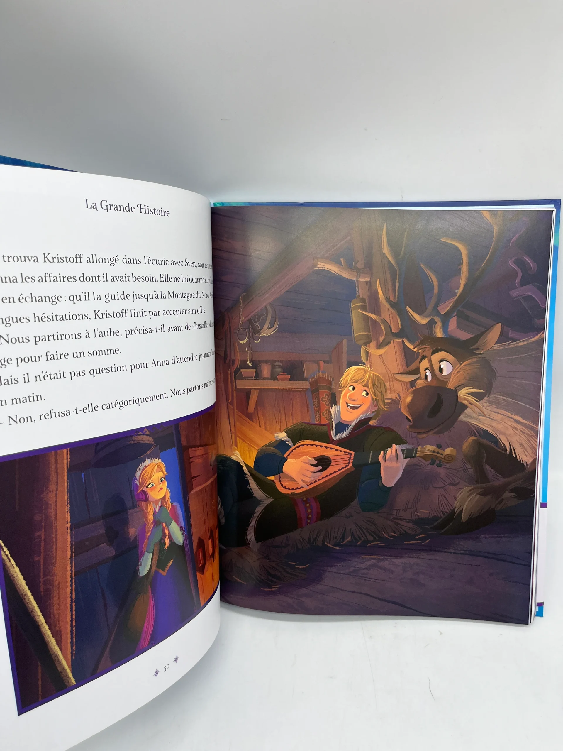 Livre Histoires grand Format Disney Princesse la Reines des neiges La grande histoire Disney Neuf – Image 4