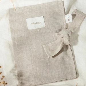 Liste de Naissance Dupuis I Protège-Carnet de Santé Greige - Lin Français