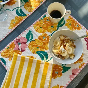 Set de table matelassé réversible