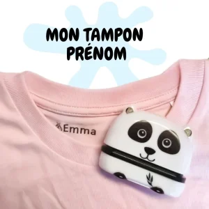 Tampon pour Marquer Textile Personnalisable - Panda Gourmand